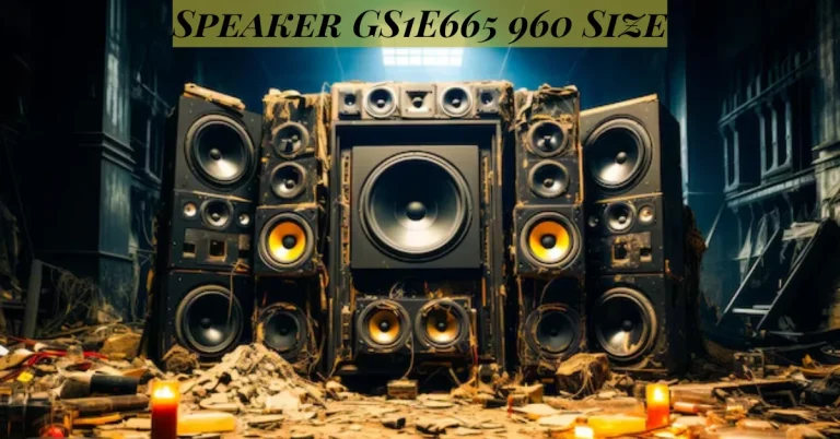 Speaker GS1E665 960 Size: Features, Installation, and Comparison